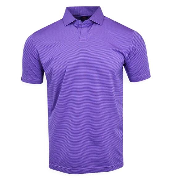 Donald Ross Men's Verbena/Navy Sport Fit Gavin Polo Shirt Size XL - Picture 1 of 6